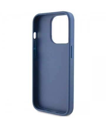 Guess 4G Stripe Collection case for iPhone 15 Pro - blue