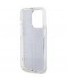 Guess IML 4G Gold Stripe case for iPhone 15 Pro - black
