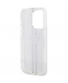 Guess IML 4G Gold Stripe case for iPhone 15 Pro - pink
