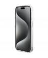 Guess IML 4G Gold Stripe case for iPhone 15 Pro - brown