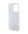 Guess IML 4G Gold Stripe case for iPhone 15 Pro - brown
