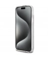 Guess IML 4G Gold Stripe case for iPhone 15 Plus / 14 Plus - black