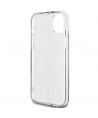 Guess IML 4G Gold Stripe case for iPhone 15 Plus / 14 Plus - black