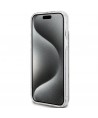 Guess IML 4G Gold Stripe case for iPhone 15 Plus / 14 Plus - brown