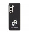 Karl Lagerfeld Saffiano Karl&Choupette Pin case for Samsung Galaxy Z Fold 5 - black
