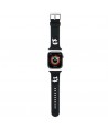 Karl Lagerfeld 3D Rubber Karl&Choupette Heads strap for Apple Watch 42/44/45/49mm - black
