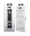 Karl Lagerfeld 3D Rubber Karl&Choupette Heads strap for Apple Watch 42/44/45/49mm - black