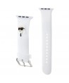 Karl Lagerfeld 3D Rubber Karl Head strap for Apple Watch 42/44/45/49mm - white