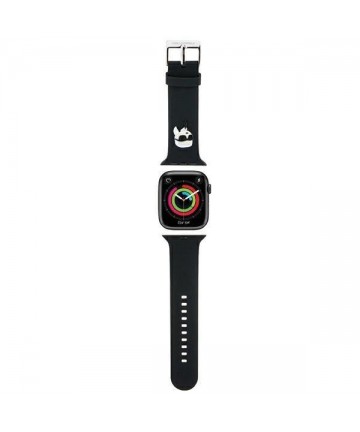 Karl Lagerfeld 3D Rubber Karl Head strap for Apple Watch 42/44/45/49mm - black