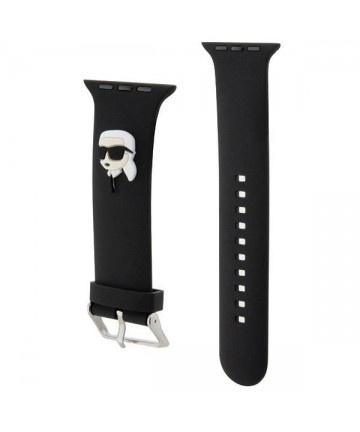 Karl Lagerfeld 3D Rubber Karl Head strap for Apple Watch 42/44/45/49mm - black