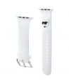 Karl Lagerfeld 3D Rubber Choupette Heads Strap for Apple Watch 38/40/41mm - White