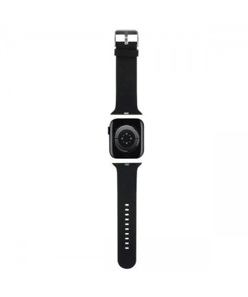 Karl Lagerfeld 3D Rubber Karl&Choupette Heads strap for Apple Watch 38/40/41mm - black