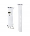 Karl Lagerfeld 3D Rubber Karl Head strap for Apple Watch 38/40/41mm - white