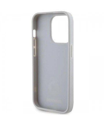 Guess Strass Metal Logo case for iPhone 15 Pro - silver