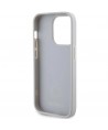 Guess Strass Metal Logo case for iPhone 15 Pro - silver