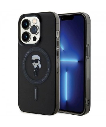 Karl Lagerfeld IML Ikonik MagSafe iPhone 14 Pro Max Case - Black