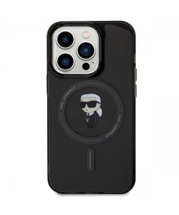 Karl Lagerfeld IML Ikonik MagSafe iPhone 14 Pro Max Case - Black