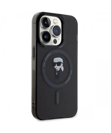 Karl Lagerfeld IML Ikonik MagSafe iPhone 14 Pro Max Case - Black