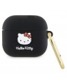 Hello Kitty Silicone 3D Kitty Head case for AirPods 3 - black