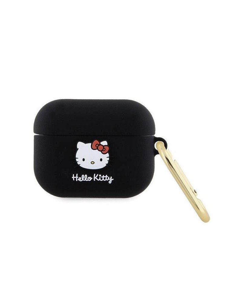 Hello Kitty Silicone 3D Kitty Head case for AirPods Pro - black