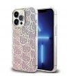 Hello Kitty IML Gradient Electrop Crowded Kitty Head Case for iPhone 14 Pro - Pink