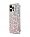 Hello Kitty IML Gradient Electrop Crowded Kitty Head Case for iPhone 14 Pro - Pink