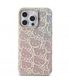 Hello Kitty IML Gradient Electrop Crowded Kitty Head Case for iPhone 14 Pro - Pink
