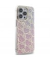 Hello Kitty IML Gradient Electrop Crowded Kitty Head Case for iPhone 14 Pro - Pink