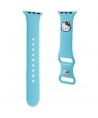 Hello Kitty Silicone Kitty Head strap for Apple Watch 38/40/41mm - blue