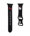 Hello Kitty Silicone Kitty Head strap for Apple Watch 38/40/41mm - black