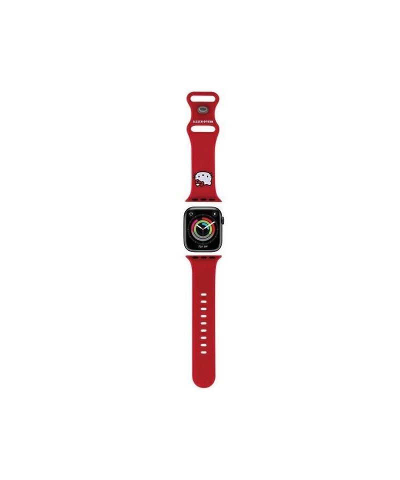 Hello Kitty Silicone Kitty Head strap for Apple Watch 38/40/41mm - red