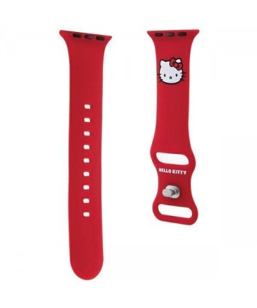 Hello Kitty Silicone Kitty Head strap for Apple Watch 38/40/41mm - red