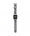 Hello Kitty Silicone Heads & Stripes Strap for Apple Watch 38/40/41mm - Black