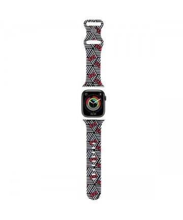 Hello Kitty Silicone Bows & Stripes Strap for Apple Watch 38/40/41mm - Black