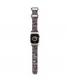 Hello Kitty Silicone Bows & Stripes Strap for Apple Watch 38/40/41mm - Black