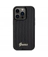 Guess Sequin Script Metal case for iPhone 14 Pro - black