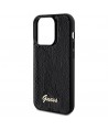 Guess Sequin Script Metal case for iPhone 14 Pro - black