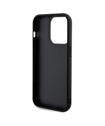 Guess Sequin Script Metal case for iPhone 14 Pro - black
