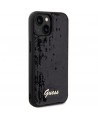 Guess Sequin Script Metal case for iPhone 14 / 15 / 13 - black