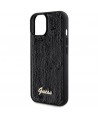 Guess Sequin Script Metal case for iPhone 14 / 15 / 13 - black