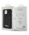 Guess Sequin Script Metal case for iPhone 14 / 15 / 13 - black