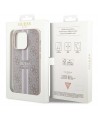 Guess 4G Printed Stripes MagSafe case for iPhone 15 Pro - pink