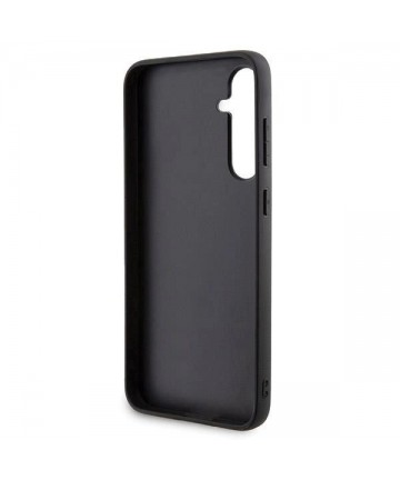 Karl Lagerfeld Gripstand Saffiano Karl&Choupette Pins case for Samsung Galaxy S23 FE - black