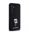 Karl Lagerfeld Silicone Ikonik Metal Pin case for Samsung Galaxy S23 FE - black