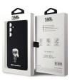 Karl Lagerfeld Silicone Ikonik Metal Pin case for Samsung Galaxy S23 FE - black