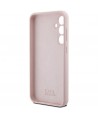 Karl Lagerfeld Silicone Choupette Metal Pin case for Samsung Galaxy S23 FE - pink