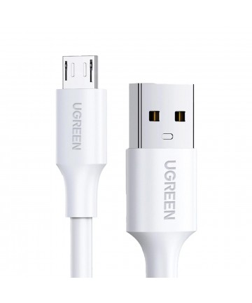 Ugreen US289 USB 2.0 A to Micro USB Cable Nickel Plating 0.25m White