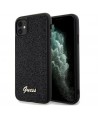 Guess Disco Metal Script case for iPhone 11 / Xr - black