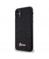Guess Disco Metal Script case for iPhone 11 / Xr - black