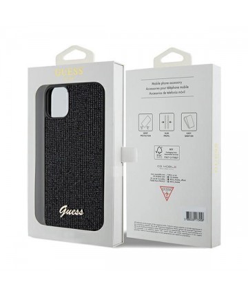 Guess Disco Metal Script case for iPhone 11 / Xr - black